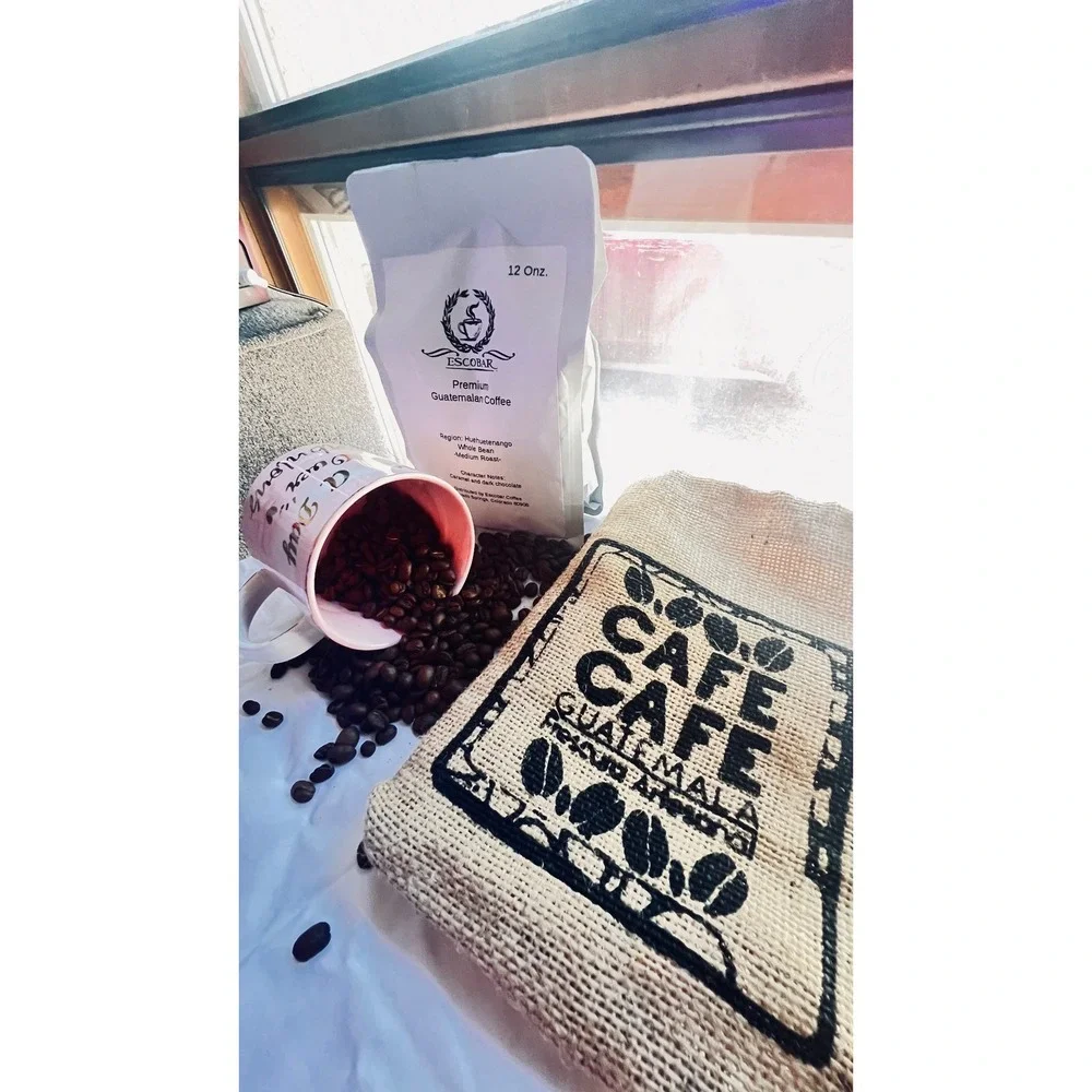Guatemalan Coffee‎ Beans Huehuetenango | Medium Roast Whole Bean Coffee | 12 oz